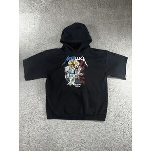 Bravado Metallica Hoodie Men Medium Graphic Band Sweatshirt Short Sleeve Y2K 90s